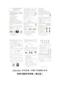 河北省邢台市临西县2020-2021学年下学期八年级期末考试 物理试题（ 含答案）