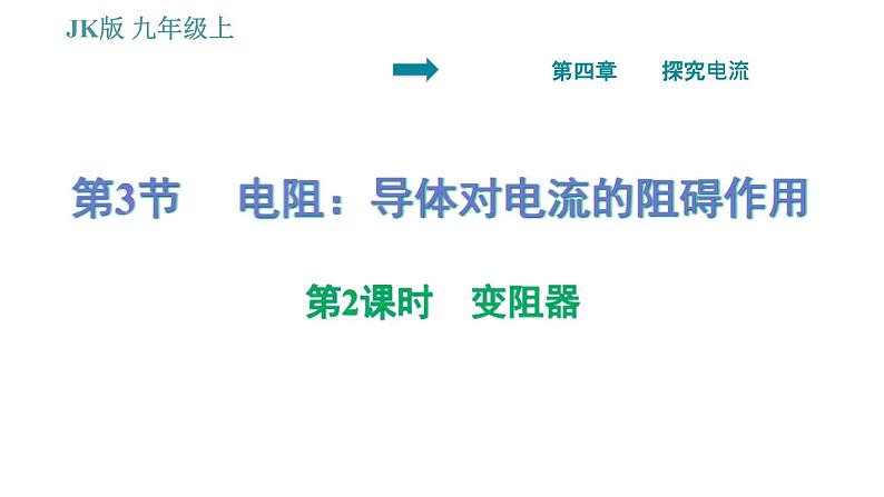 教科版九年级上册物理课件 第4章 4.3.2   变阻器01