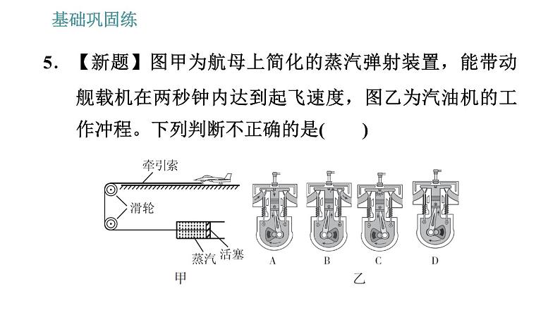 沪粤版九年级上册物理习题课件 第12章 12.4   热机与社会发展第8页