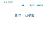 滬粵版九年級上冊物理習(xí)題課件 第12章 12.1   認識內(nèi)能