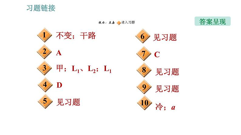 沪粤版九年级上册物理习题课件 第13章 13.2.2   电路的连接方式02