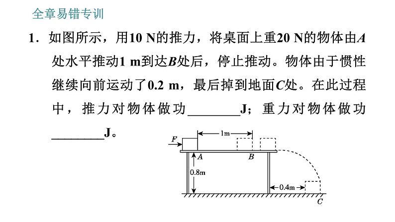 沪粤版九年级上册物理习题课件 第11章 全章易错专训第4页