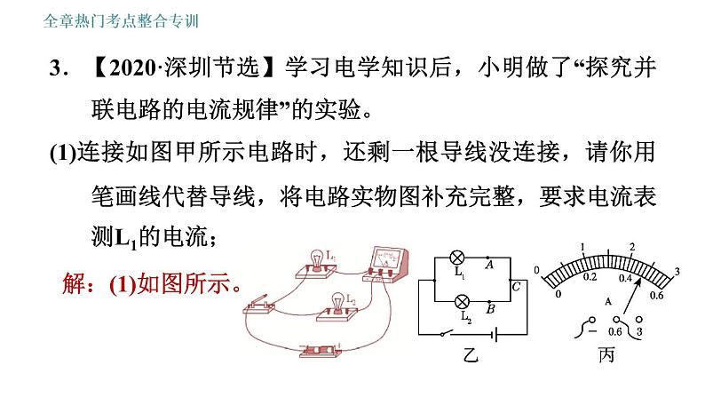 教科版九年级上册物理课件 第4章 全章热门考点整合专训05