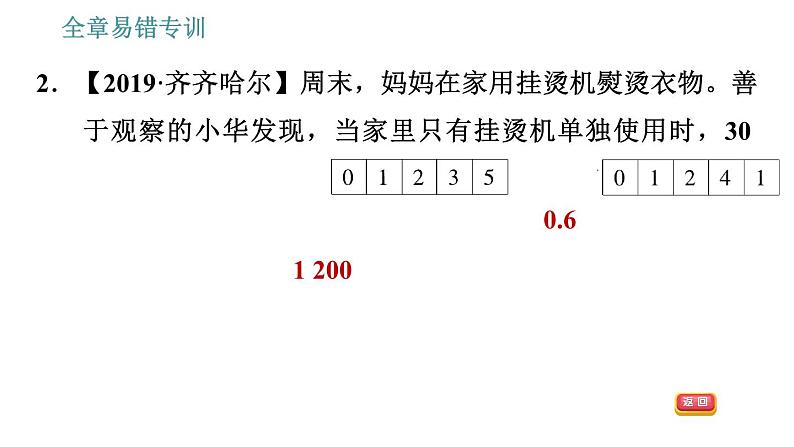 教科版九年级上册物理课件 第6章 全章易错专训第5页