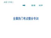 教科版九年级上册物理课件 第6章 全章热门考点整合专训