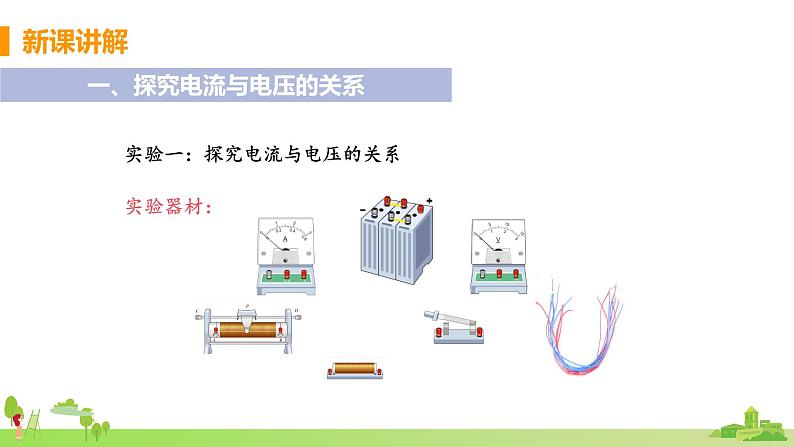 教科物理九年级上册 5.1.1《探究电流与电压、电阻的关系》PPT课件+素材04