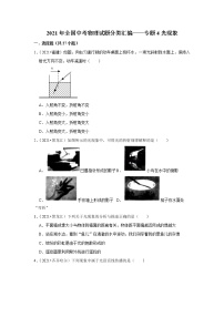 2021年全国中考物理试题分类汇编——专题4光现象（word版附解析）