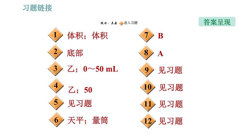 人教版八年级上册物理习题课件 第6章 6.3   测量物质的密度02