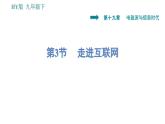 沪粤版九年级下册物理课件 第19章 19.3   走进互联网0