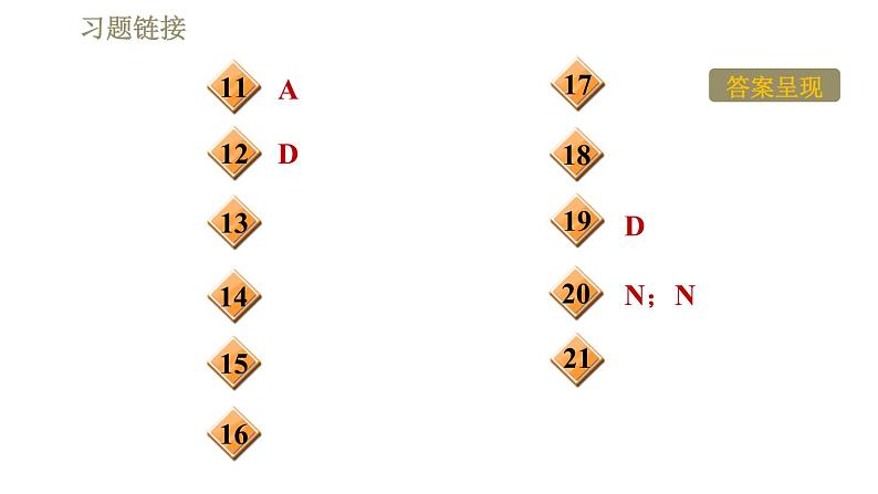 沪科版九年级下册物理习题课件 第17章17.1.2磁　场03