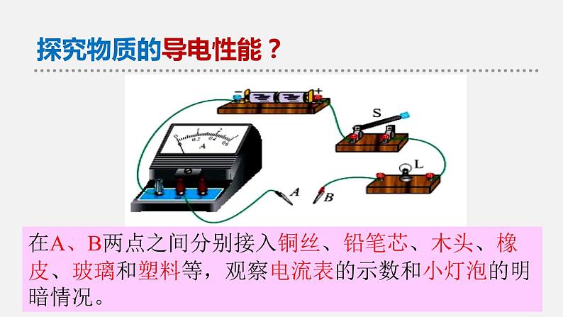 11.6 不同物质的导电性能—2020-2021学年北师大版九年级物理全册课件05