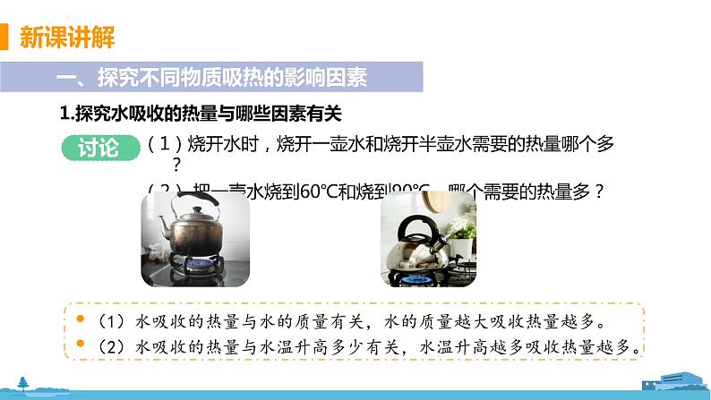 北师物理九年级上册 10.3《 探究——物质的比热容》PPT课件05