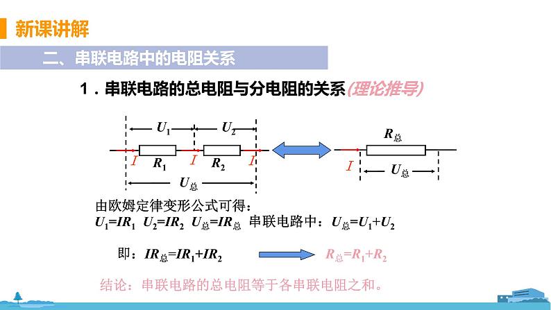 北师物理九年级上册 12.3《 串、并联电路中电阻的关系》PPT课件06