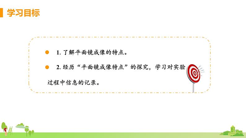 北师物理八年级上册 5.3《学生实验：探究——平面镜成像的特点（第1课时 平面镜成像的特点）》PPT课件+素材02