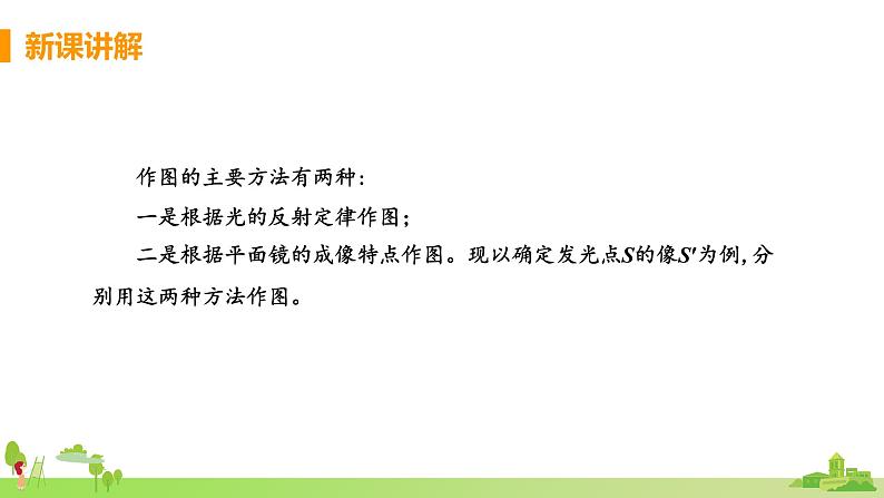 北师物理八年级上册 5.3《学生实验：探究——平面镜成像的特点（第2课时 平面镜成像的应用）》PPT课件07