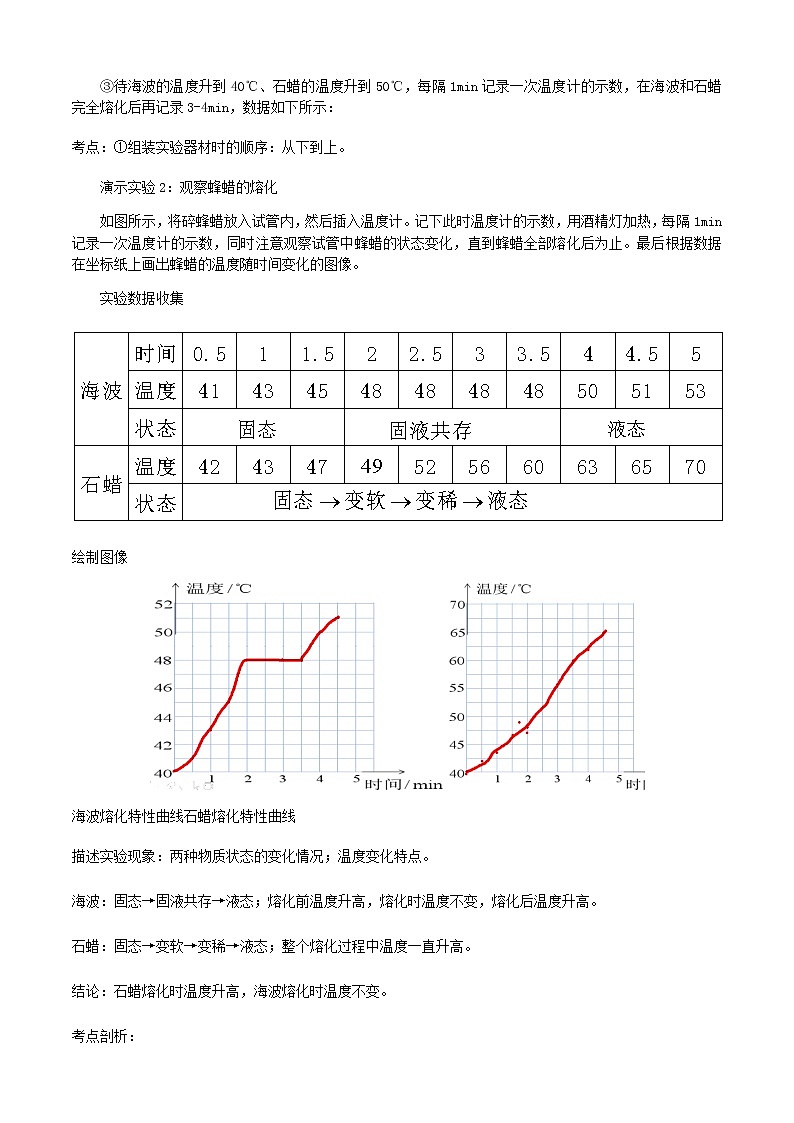 2020_2021学年八年级物理上册3.2熔化和凝固教案第3页