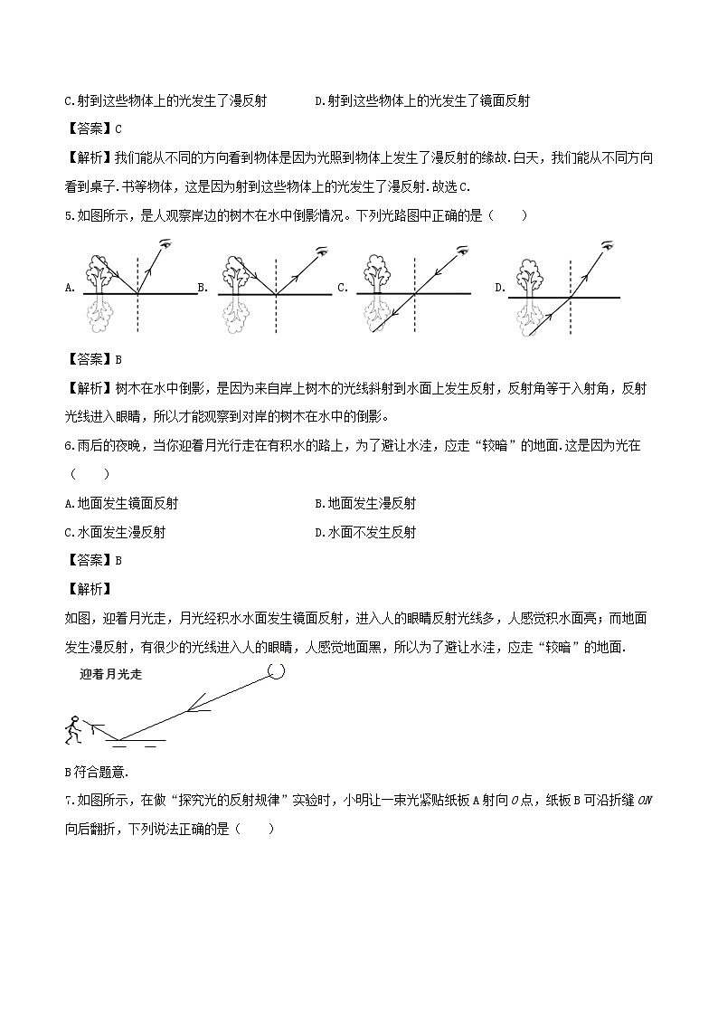 4.2光的反射 课件+教案+练习02