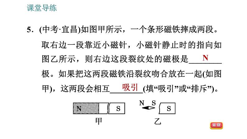 人教版九年级下册物理课件 第20章 20.1   磁现象　磁场08