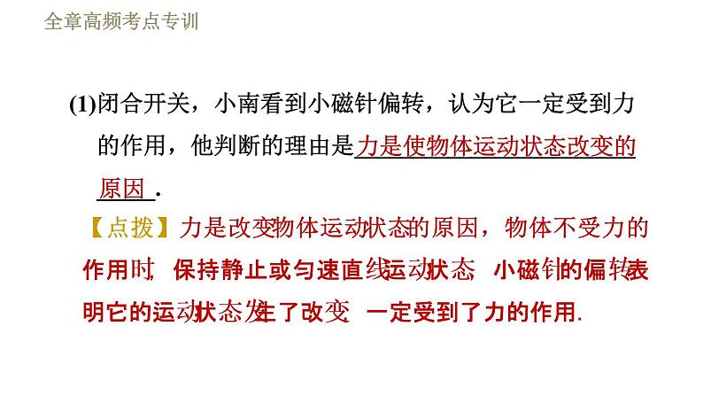 苏科版九年级下册物理课件 第16章 全章高频考点专训  专训3  科学探究第4页