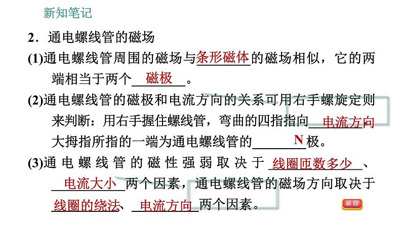 沪科版九年级下册物理课件 第17章 17.2.1   电流的磁场006