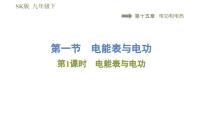苏科版电能表与电功图片ppt课件