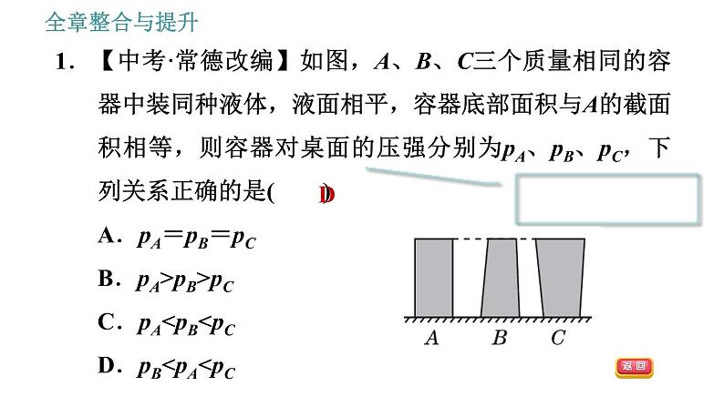 沪粤版八年级下册物理课件 第8章 全章整合与提升0第5页