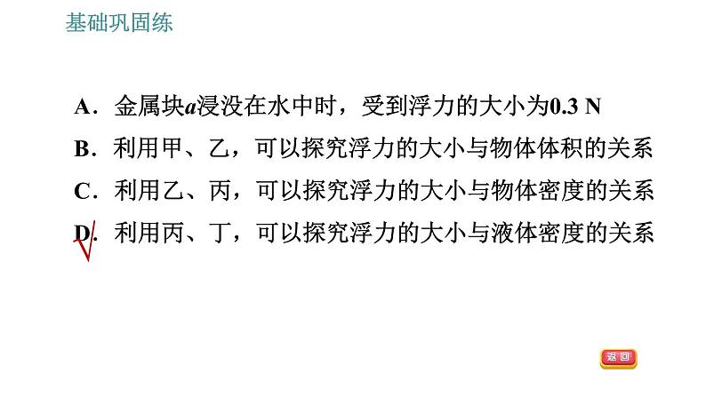 沪科版八年级下册物理课件 第9章 9.2.1   阿基米德原理08