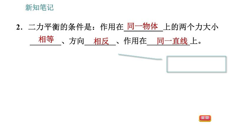 沪科版八年级下册物理课件 第7章 7.3   力的平衡0第6页