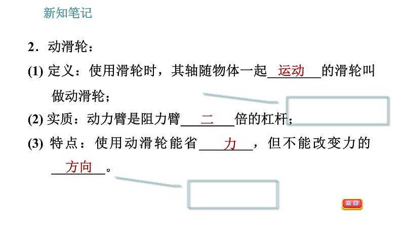 沪科版八年级下册物理课件 第10章 10.2.1   定滑轮与动滑轮第6页