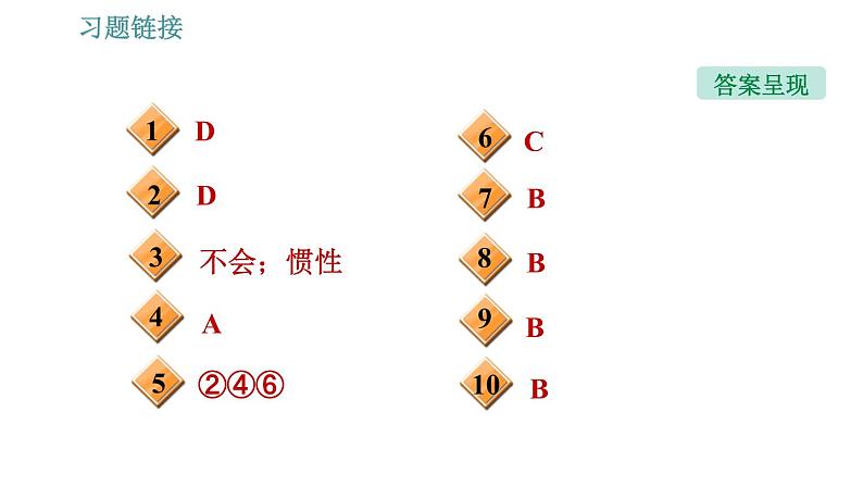 沪科版八年级下册物理课件 第7章 7.1.2   惯　性003