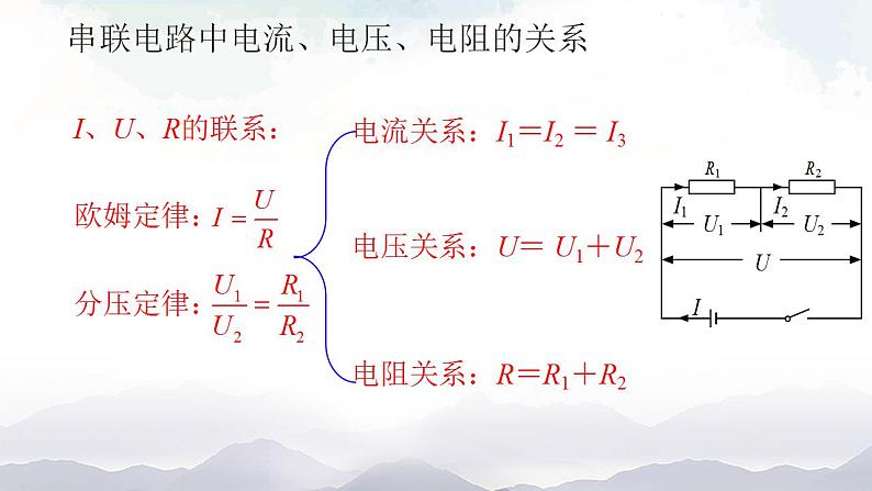 教科版九年级物理上册5.3等效电路 课件+课时总结测试08