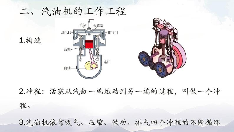 教科版九年级物理上册2.2内燃机 课件+课时总结测试05