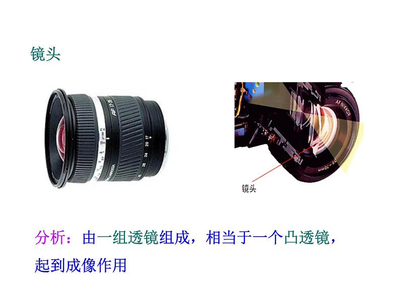 2021-2022学年人教版物理八年级上册5.2  生活中的透镜 课件06