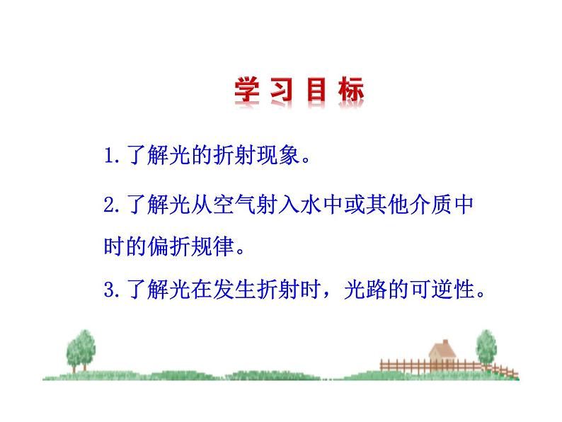 2021-2022学年人教版物理八年级上册4.4  光的折射 课件02