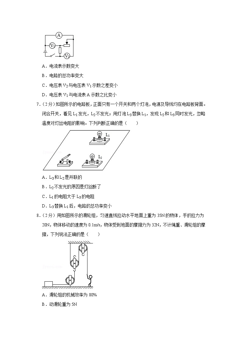 2021年辽宁省抚顺市中考物理试卷第3页