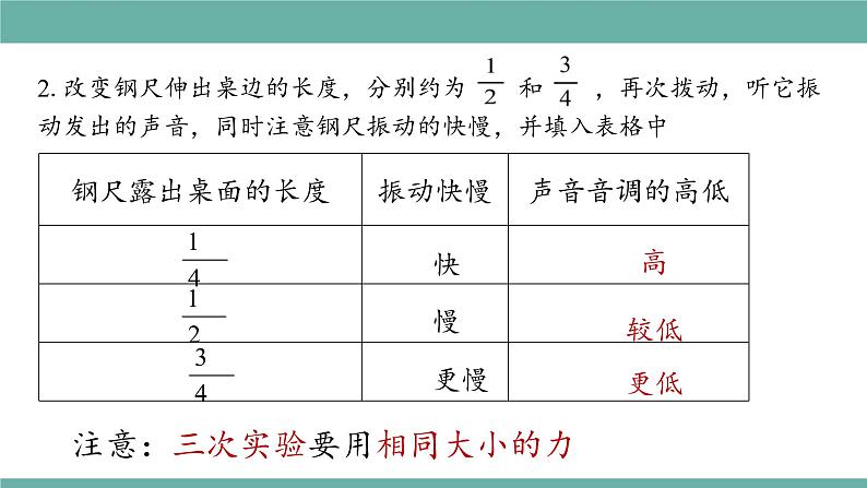 2021-2022学年人教版八年级物理上册精品课件课时2.2  声音的特性（含内嵌式素材）08