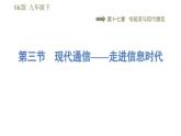 蘇科版九年級(jí)下冊(cè)物理課件 第17章 17.3現(xiàn)代通信——走進(jìn)信息時(shí)代0