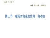 苏科版九年级下册物理课件 第16章 16.3磁场对电流的作用　电动机0