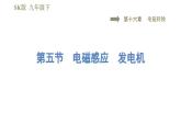 苏科版九年级下册物理课件 第16章 16.5电磁感应　发电机0