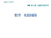 沪科版九年级下册物理习题课件 第17章 17.2   电流的磁场