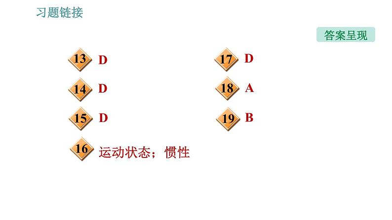 人教版八年级下册物理课件 第8章 8.1.2    惯　性03