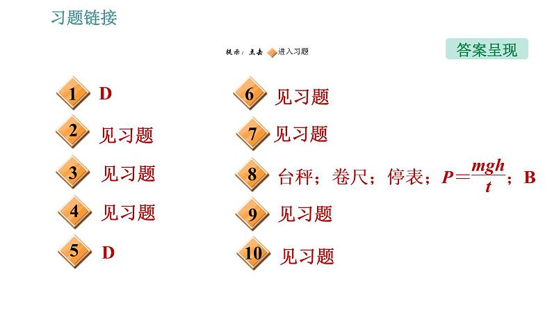 人教版八年级下册物理课件 第11章 全章热门考点整合专训第2页