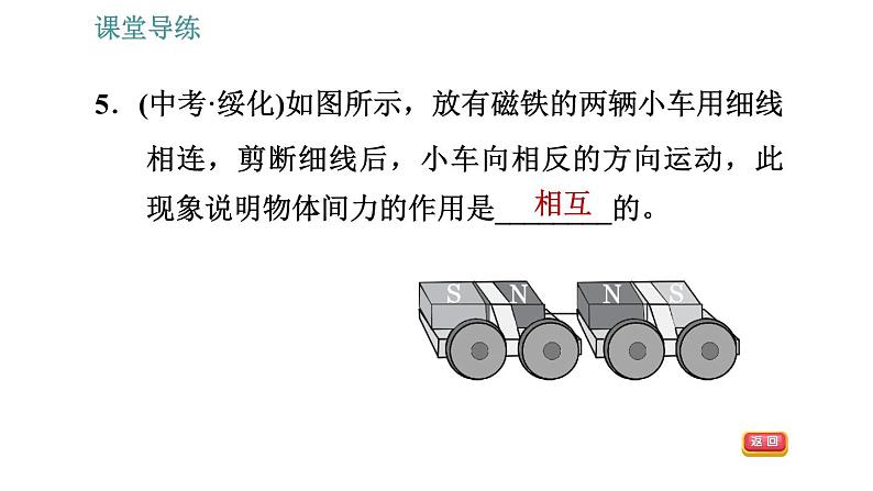 人教版八年级下册物理课件 第7章 7.1.2    力的作用是相互的第8页