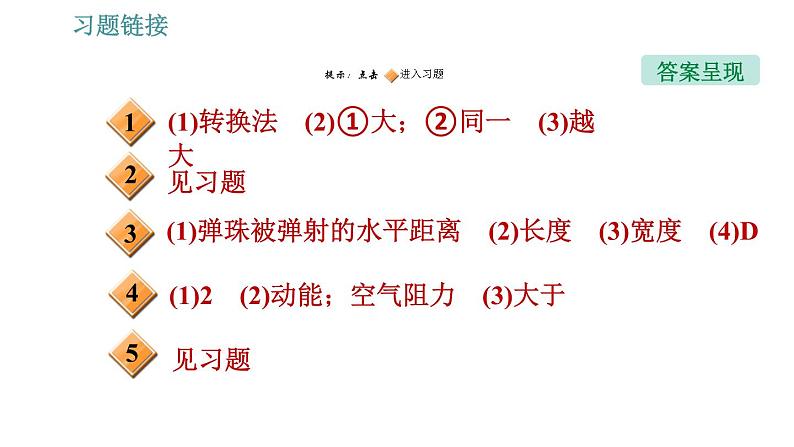 人教版八年级下册物理课件 第11章 阶段综合专训   探究机械能的大小及相互转化02