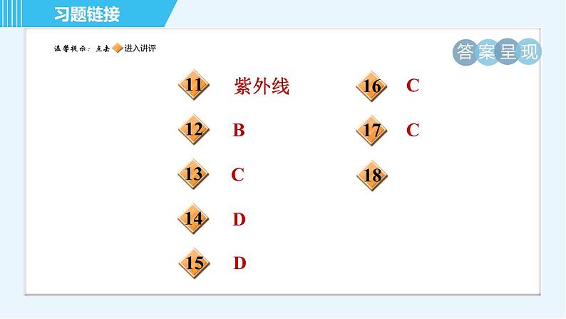 鲁科版八年级上册物理习题课件 第3章 3.6看不见的光03