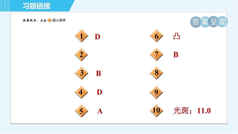 鲁科版八年级上册物理习题课件 第4章 4.1透　镜02