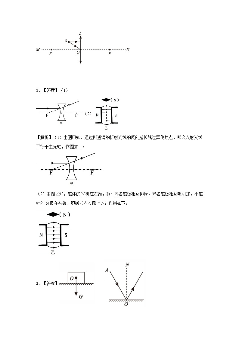 2021中考物理分类汇编（精简版） 专题21作图题和力学计算题第3页