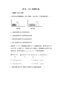 人教版物理八年级下学期期末总复习 第7章 《力》易错题汇编