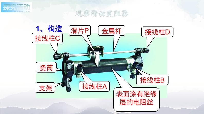 苏科版九年级物理14.2 变阻器 课件+同步练习06