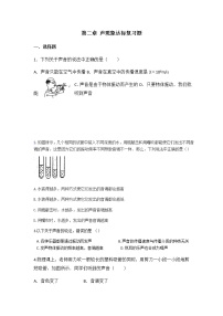 初中物理人教版八年级上册第二章 声现象综合与测试导学案